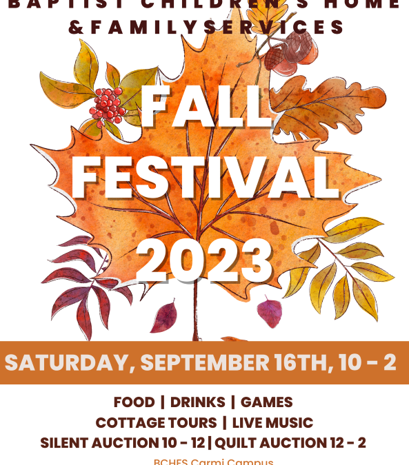Join Us for Our 2023 Fall Festival